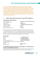 Preview for 3 page of HANSCRAFT TP 700 User Manual