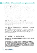 Preview for 6 page of HANSCRAFT TP 700 User Manual