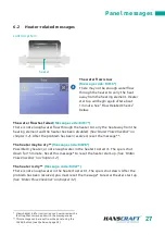 Preview for 27 page of HANSCRAFT TP 700 User Manual