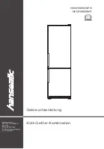 Preview for 1 page of Hanseatic HKGK18860DNFW User Manual