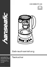 Preview for 1 page of Hanseatic KECS8003TC-GS User Manual