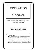 Hanshen FKR350 Operation Manual preview