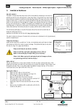 Preview for 10 page of Hanskamp Spider Installation And Operating Instructions Manual