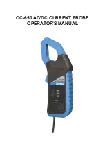 Preview for 1 page of Hantek CC-650 Operator'S Manual