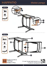 Preview for 7 page of HAPPATIO Patio Lounge Chairs Owner'S Manual