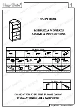 Preview for 1 page of Happy Babies HAPPY RN01 Assembly Instructions Manual