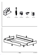 Preview for 4 page of Happybeds Roomy Wooden Bunk Assembly Instructions Manual