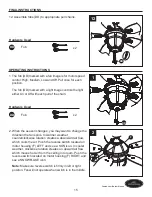 Preview for 15 page of Harbor Breeze LAKE PLACIDO CPK1261 Installation Manual