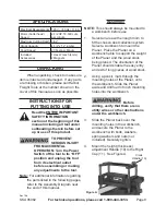 Preview for 8 page of Harbor Freight Tools 95082 Set Up And Operating Instructions Manual