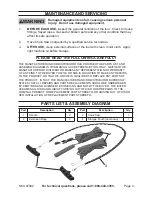 Preview for 4 page of Harbor Freight Tools 97092 Set Up And Operating Instructions