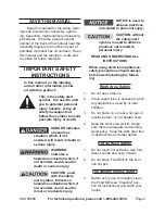 Preview for 2 page of Harbor Freight Tools 98968 Operation Instructions Manual