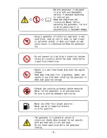 Preview for 6 page of HARD GEAR SGB16500VSa Instruction Manual