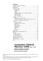 Hardi HC 2500 Instruction Book preview