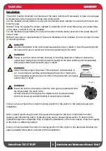 Preview for 6 page of Harken 70.3 ST EL Installation And Maintenance Manual