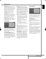 Preview for 19 page of Harman Kardon Digital Lounge HS 250 Owner'S Manual