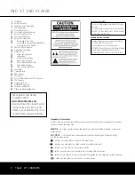 Preview for 2 page of Harman Kardon DVD 37 Owner'S Manual