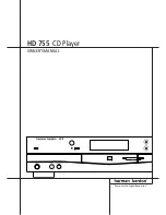 Harman Kardon HD 755 Owner'S Manual preview