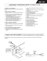 Preview for 9 page of Harman Kardon HD720 Technical Manual