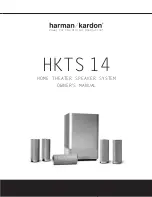 Preview for 1 page of Harman Kardon HKTS 14 Owner'S Manual