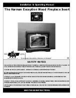 Preview for 1 page of Harman Stove Company Exception F200 Installation And Operating Manual