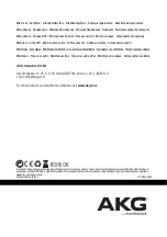 Preview for 85 page of Harman AKG C1000S User Instructions