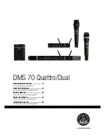 Harman DMS 70 QUATTRO User Instructions preview