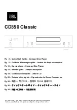 Harman JBL CD350 Classic Quick Start Manual preview