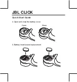 Preview for 4 page of Harman JBL CLICK Quick Start Manual