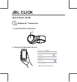 Preview for 5 page of Harman JBL CLICK Quick Start Manual