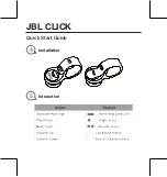 Preview for 6 page of Harman JBL CLICK Quick Start Manual