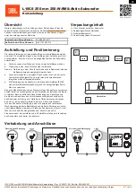 Preview for 5 page of Harman JBL L10CS Quick Start Manual