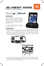 Preview for 5 page of Harman JBL OnBeat aWake Quick Setup Manual