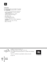 Preview for 40 page of Harman JBL STAGE Series Manual