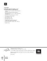 Preview for 50 page of Harman JBL STAGE Series Manual