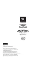 Preview for 20 page of Harman JBL SW68A-MS Owner'S Manual