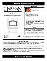 Harman PELLET P61A Installation & Operating Manual preview