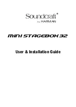 Harman Soundcraft MINI STAGEBOX 32 User'S Installation Manual preview