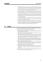 Preview for 9 page of Harman Studer Vista FX Operating Instructions Manual