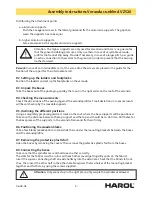 Preview for 4 page of Harol VZ520 Assembly Manual