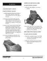 Preview for 10 page of Harper Straw Blower 1800 Operator'S Manual