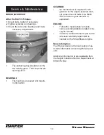 Preview for 16 page of Harper Straw Blower 1800 Operator'S Manual