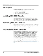 Preview for 22 page of Harris AES-3981 Installation And Operation Manual