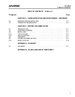 Preview for 8 page of Harris RF-7800W-OU470 Installation & Operation Manual