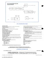 Preview for 2 page of Harris STX-1B Manual