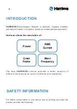 Preview for 4 page of Harrison 42000005 User Manual