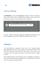 Preview for 24 page of Harrison 42000005 User Manual