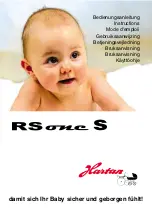 Hartan RS one S Instructions Manual preview