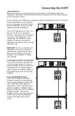 Preview for 3 page of Hartke 410TP Owner'S Manual