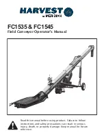 HARVEST FC1535 Operator'S Manual preview