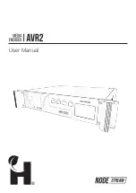 HARVEST Nodestream AVR2 User Manual preview